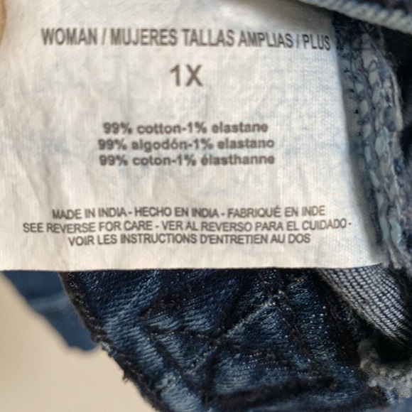 WILLIAM RAST Women’s Denim Stretch Jacket Size 1X - Picture 6 of 6